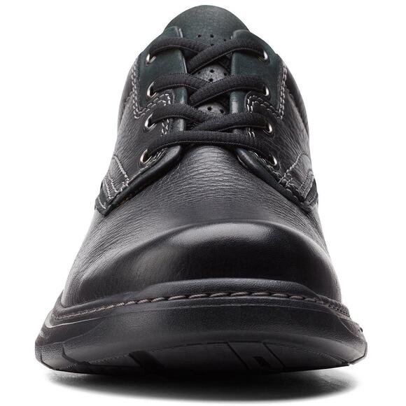 NWT Clarks Men’s Un Brawley Pace Oxford Black Leather Size 11 Wide